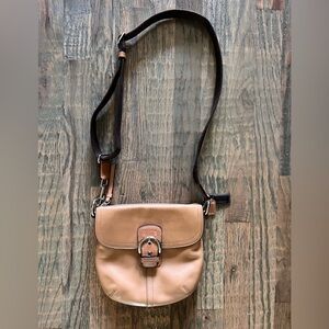 Coach Brown Leather Crossbody Handbag